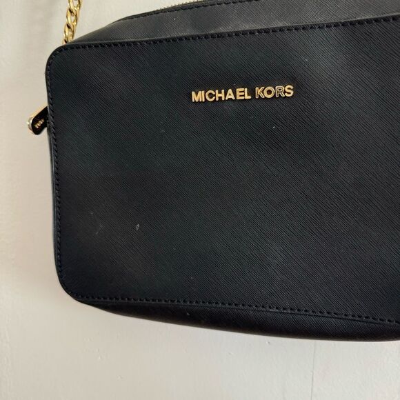 Michael Kors Black Crossbody Bag Purse - Picture 9 of 9